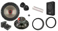 Mitsubishi Lancer speakers + Subwoofer 200Watt Audio upgrade Audio System 120W / 80Watt RMS + ringen (bj 2007 - 2017)