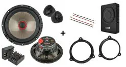 Nissan Micra speakers + Subwoofer 200Watt Audio upgrade Audio System 120W / 80Watt RMS + ringen (bj 2003 - 2019)