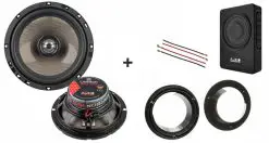 Opel Agila speakers + Subwoofer 200Watt Audio upgrade Audio System 110W / 70Watt RMS + ringen (bj 2008 - 2014)