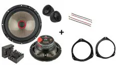 Opel Corsa voordeur speakers Audio upgrade Audio System 120W / 80Watt RMS + ringen (1993 - 2020)
