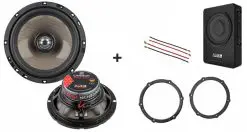 Peugeot 308 speakers + Subwoofer 200Watt Audio upgrade Audio System 110W / 70Watt RMS + ringen (bj 2007 - 2014)