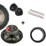 Volkswagen Scirocco speakers + Subwoofer 200Watt Audio upgrade Audio System 120W / 80Watt RMS + ringen