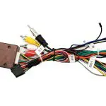 360° camera en normale camera / versterkt audiosysteem kabel set voor Nissan Note en Qashqai 2014-2020