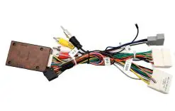 360° camera en normale camera / versterkt audiosysteem kabel set voor Nissan Note en Qashqai 2014-2020