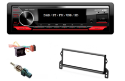 DAB / BT autoradio BMW MINI (R50 / R52 / R53) | 4x50 watt | multicolor | Audiovolt AMS-450DAB