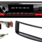 DAB / BT autoradio Citroen C2, C3, C4 picasso, C6 | 4x50 watt | multicolor | Audiovolt AMS-450DAB