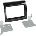 2-DIN PANEEL FIAT DUCATO - CITROËN JUMPER - PEUGEOT BOXER 2014-2022 FACELIFT KLEUR : PIANO ZWART