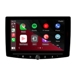 1-din Rotable 10.1 inch scherm met carplay en android auto draadloos