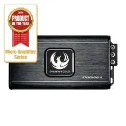 Phoenix Gold ZXM500.4 micro 4 kanaals versterker 500watts RMS Class-d