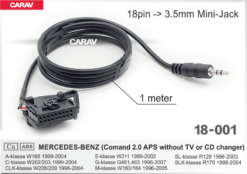 AUX kabel voor Mercedes-Benz (Comand 2.0 APS zonder TV of CD wisselaar)