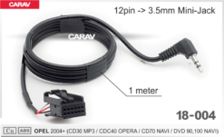AUX kabel voor Opel modellen met CD30 MP3 / CDC40 opera / CD70 Navi / DVD 90navi
