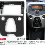 Los 10.1-inch frame geschikt voor de Peugeot 108 Toyota aygo 2014-2021 C1