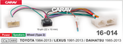 Losse canbus interface geschikt voor 16-pin TOYOTA 1984-2013 / LEXUS 1991-2013 / DAIHATSU 1985-2013