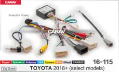 Losse canbus interface geschikt voor 16-pin TOYOTA 2018+ (select models)