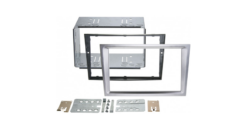 2-DIN Paneel Opel Corsa C 2000-2006 - Kleur: zilver