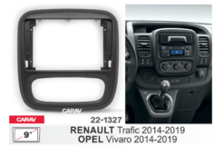 Los 9-inch frame geschikt voor de Opel vivaro, Renault Trafic en Fiat talento