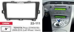 Los 9-inch frame geschikt voor de TOYOTA Prius ZVW30/35 2009-2016