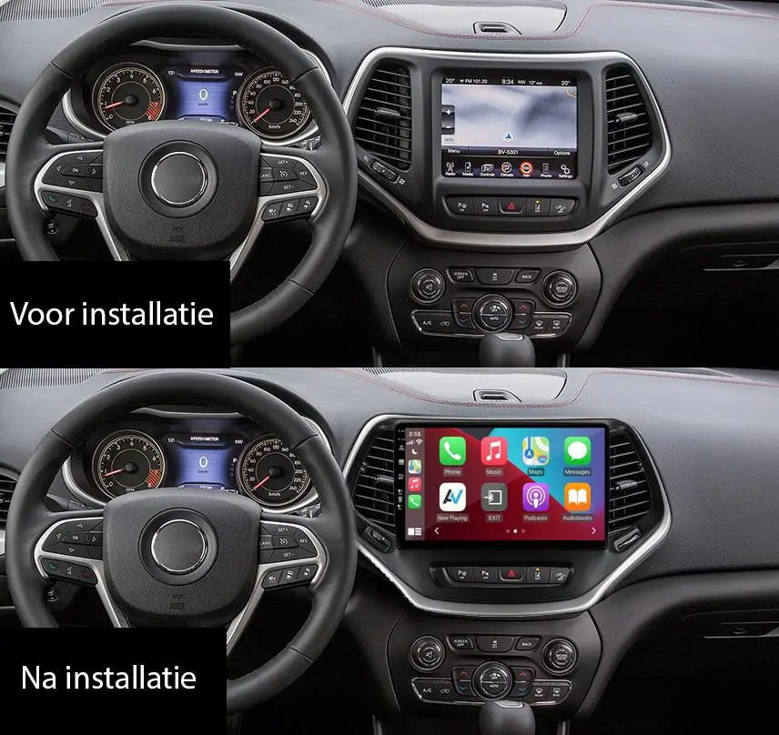 Jeep Cherokee 2014+ after install