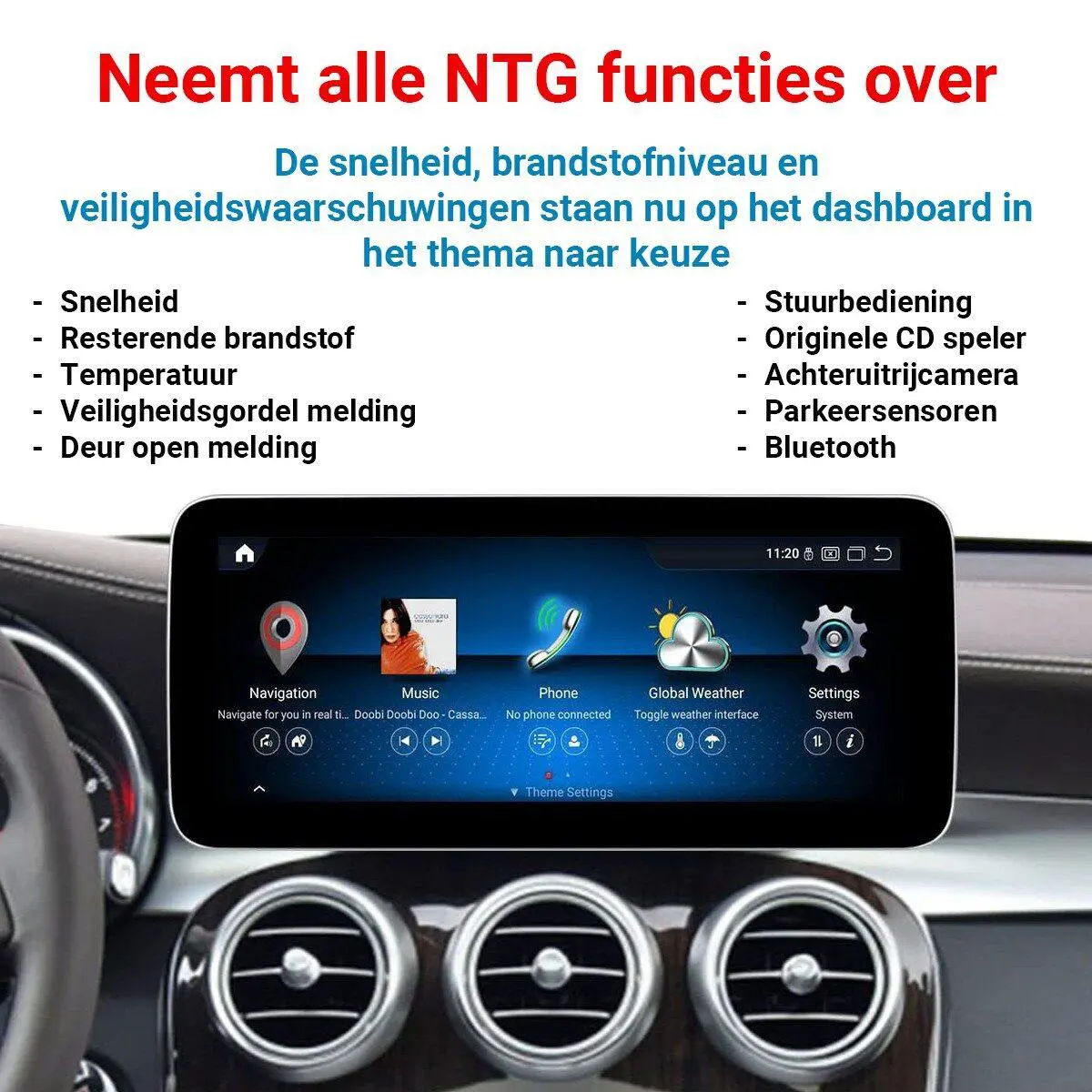 Voertuigfuncties BENZ NTG 4.5
